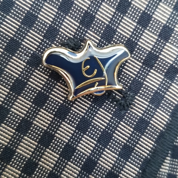 [E. J. SAMUEL] Fancy 3-Piece Check Suit with Silk Handkerchief in Pocket - Picture 7 of 12